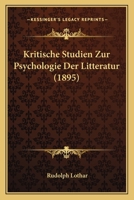 Kritische Studien Zur Psychologie Der Literatur 1167638530 Book Cover