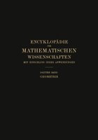 Encyklopadie Der Mathematischen Wissenschaften Mit Einschluss Ihrer Anwendungen 3663154610 Book Cover