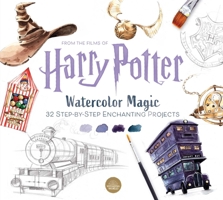 Harry Potter: Watercolor Magic: (Harry Potter Crafts, Gifts for Harry Potter Fans) 1647224624 Book Cover