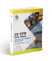OSHA 29 CFR 1926 Construction Regulations 1952160596 Book Cover