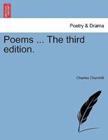 Poems ... The third edition. Vol. II. 1241086583 Book Cover