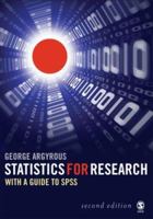 Statistics for Research: With a Guide to SPSS 1849205957 Book Cover