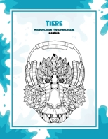 Malvorlagen f�r Erwachsene - Mandala - Tiere B08WZBZ16N Book Cover
