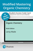 Modified Mastering Chemistry with Pearson Etext -- Access Card -- For Organic Chemistry (18-Weeks) 0136780849 Book Cover