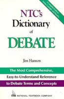 Ntc's Dictionary of Debate 0844254584 Book Cover