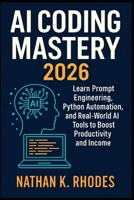 AI Coding Mastery 2026: Learn Prompt Engineering, Python Automation, and Real-World AI Tools to Boost Productivity and Income B0GMXGJ41Y Book Cover