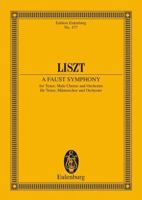 A Faust Symphony in Three Character Pictures in Full Score 0486431177 Book Cover