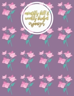 monthly bill & weekly budget organizer: Bill & Budget Organizer with Grocery List 1655693735 Book Cover