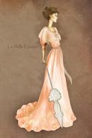 La Belle Epoque: Vintage Style Fashion Illustration Soft Cover Journal, Diary, Notebook with Lined Pages 1725620391 Book Cover