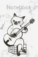 marble cat notebook: Cute Inspirational Notebook marble Gift for Women, men , Teachers; Trendy Marble Notebook 1654347426 Book Cover