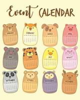 Event Calendar: Perpetual Calendar Record All Your Important Dates Date Keeper Christmas Card List for Birthdays Anniversaries & Celebrations 1790953707 Book Cover