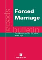 Forced Marriage: A Special Bulletin 1846611679 Book Cover