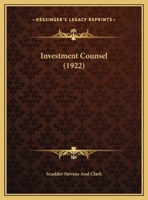 Investment counsel 1104183196 Book Cover