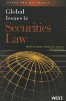 Global Issues in Securities Law 0314278710 Book Cover