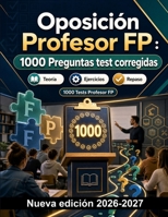 Oposición Profesor FP : 1000 Preguntas test corregidas: Marco normativo, programación didáctica, metodologías activas, evaluación de competencias y atención a la diversidad (Spanish Edition) B0HBNPF1T2 Book Cover