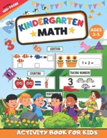 Kindergarten Math Activity Book For Kids Ages 3-5: Math Activities For Kindergarteners and preschoolers Kindergarten Math Activity Like Number Tracing B0CRB4LNL9 Book Cover