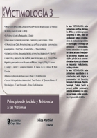 Victimología 3: Principio de Justicia y asistencia para las víctimas B0924678H3 Book Cover