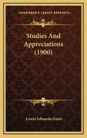 Studies And Appreciations 1165098172 Book Cover