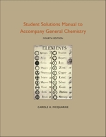 Student Solutions Manual to Accompany General Chemistry: RSC 1891389734 Book Cover