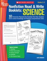 Nonfiction Read Write Booklets: Science: 10 Interactive Reproducible Booklets That Help Students Build Content Knowledge and Reading Comprehension Skills 0545223776 Book Cover