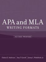 APA and MLA Writing Formats (Revised Printing) 0205424376 Book Cover