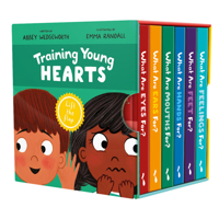 Training Young Hearts Board Books Boxed Set: 6 Lift-The-Flap Board Books & Guide for Grown-Ups 1802543279 Book Cover