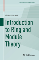 Introduction to Ring and Module Theory 303182508X Book Cover