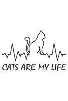 Cats Are My Life: Katze Katzenmama Katzenliebhaber Dina5 Gepunktet Notizbuch Punkteraster Malheft Tagebuch Planer Notizblock Kladde Journal Strazze 1675111472 Book Cover