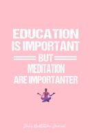 Daily Meditation Journal: Meditation Yoga Education Sarcastic Funny Christmas Gift - Pink Dotted Dot Grid Bullet Notebook - Diary, Planner, Gratitude, Writing, Goal, Log Journal - 6x9 120 pages 1678570265 Book Cover