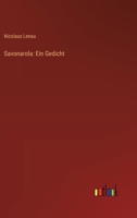 Savonarola: Ein Gedicht 1021709484 Book Cover