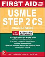 First Aid for the USMLE Step 2 CS: Clinical Skills 1260288188 Book Cover
