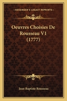 Oeuvres de J. B. Rousseau 1165912139 Book Cover