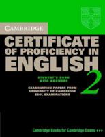 Cambridge Certificate of Proficiency in English 2 Self-study Pack: Examination papers from the University of Cambridge Local Examinations Syndicate 0521751047 Book Cover