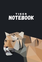 Tiger notebook: Tiger notebook A5 gift for tiger lovers Lined notebook/journal 1706240511 Book Cover