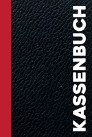 Kassenbuch: Kassenbuch mit 120 Seiten im Format A5 für einfache Buchführung mit Einnahmen, Ausgaben, Saldo in schwarzer Leder Optik (Softcover) (German Edition) 1700337971 Book Cover