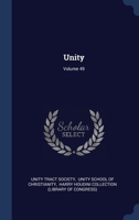 Unity; Volume 49 1022429965 Book Cover