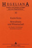 Bewußtsein Und Wissenschaft: Zu Hegels Nuernberger Systemkonzeption 3631345089 Book Cover
