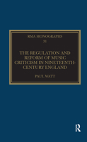 The Regulation and Reform of Music Criticism in Nineteenth-Century England 0367886669 Book Cover