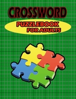 Crossword Puzzlebook For Adults: 60 Puzzles With 60 Answers B0C6VRQLLD Book Cover