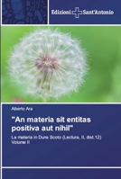 An materia sit entitas positiva aut nihil 6138393414 Book Cover