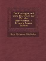 Das Kraichgau Und Seine Bewohner Zur Zeit Der Reformation. 1020222166 Book Cover