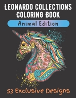 Leonardo collections Coloring Book Animal Editions: Mandala coloring book Animal Editions B089CWR88G Book Cover