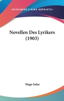 Novellen Des Lyrikers (1903) 1167517458 Book Cover