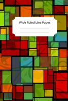Stained Glass Art Inspirational, Motivational and Spiritual Theme Wide Ruled Line Paper 1650274718 Book Cover