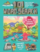 101 Word Search for Kids: SUPER KIDZ Book. Children - Ages 4-8 (US Edition). Dinosaurs by the Lake, Blue, w custom art interior. 101 Puzzles with ... time! (Superkidz - Dino Word Search for Kids) 167336778X Book Cover