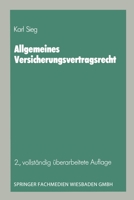 Allgemeines Versicherungsvertragsrecht 3322829413 Book Cover