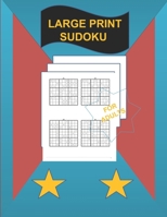 LARGE PRINT SUDOKU FOR ADULTS: 400 Hard to Very Hard (Extreme) Sudoku,includ solutions B089CQVG9H Book Cover