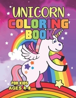 Unicorn Coloring Book: Funny Unicorns in 55 Coloring Pages Surprise Gifts for Son Daughter Birthday 1695636457 Book Cover