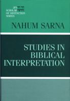 Studies in Biblical Interpretation: JPS Scholars of Distinction Series 0827606893 Book Cover