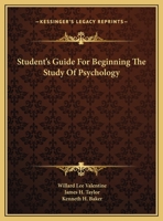Student's Guide For Beginning The Study Of Psychology 116319591X Book Cover